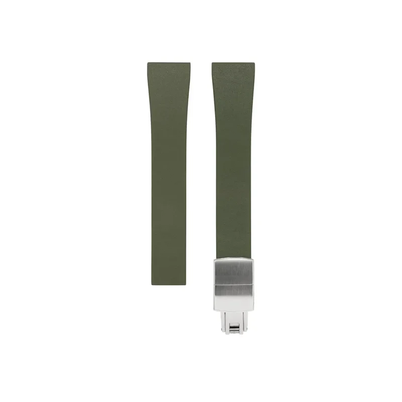 Bracelet Montre Delugs CTS Caoutchouc Vert Olive