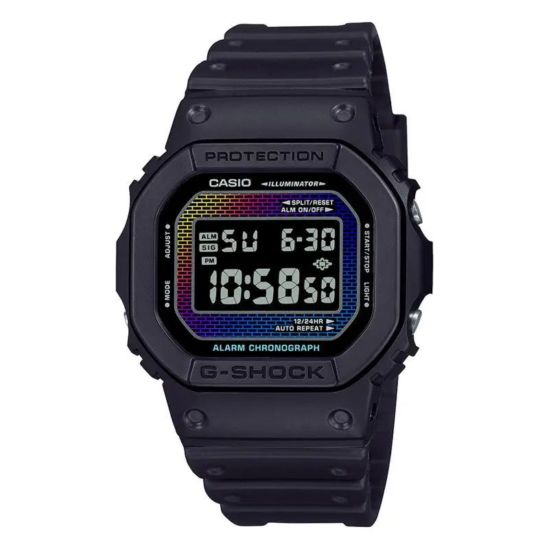 Montre Casio G-Shock Capsule Rainbow Brick Wall DW-5600RW-1