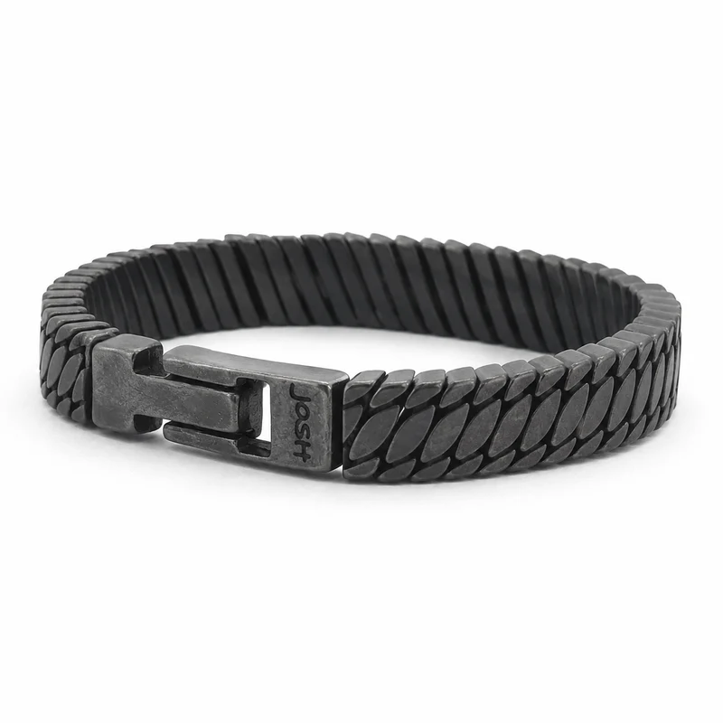 Josh Bracelet Noir 03496-BRA-VB/L-1