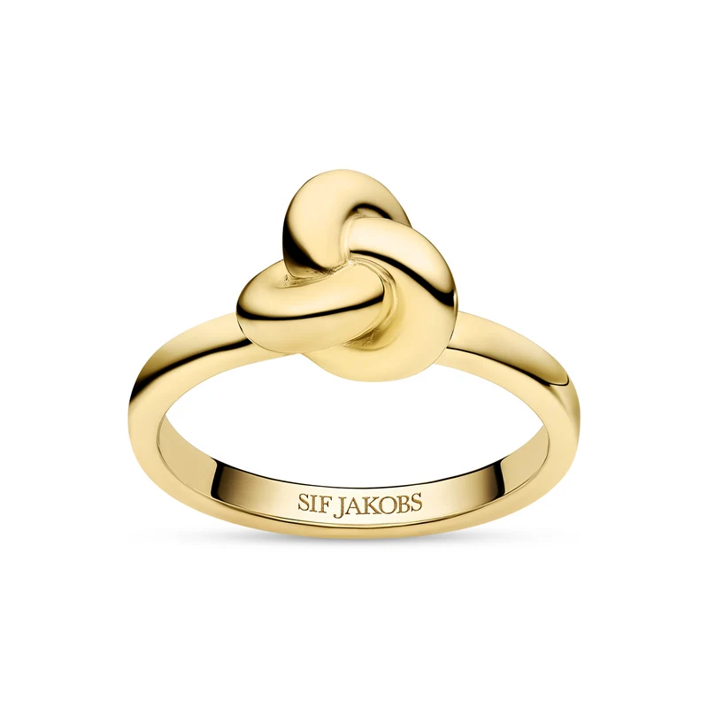 Sif Jakobs Imperia Pianura Piccolo Bague Plaquée Or SJ-R10751-YG-52