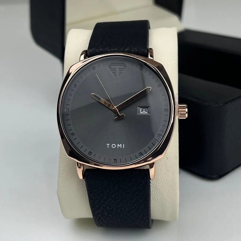 TOMI T-044 Luxury Watch Quartz Date | Premium Gift Box