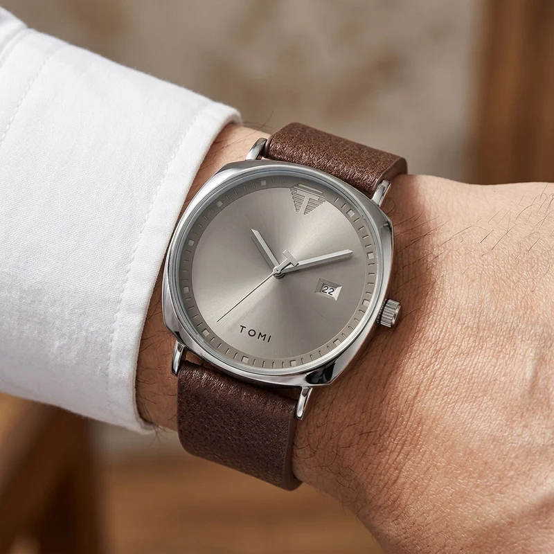 TOMI T-044 Luxury Watch Quartz Date | Premium Gift Box