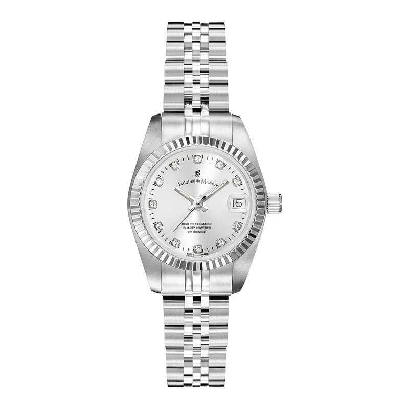 Jacques du Manoir Inspiration Femmes Montre Argent NRO.02