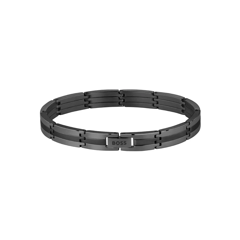 Hugo Boss Acier Inoxydable Noir Homme Bracelet Chaîne HBJ1580804