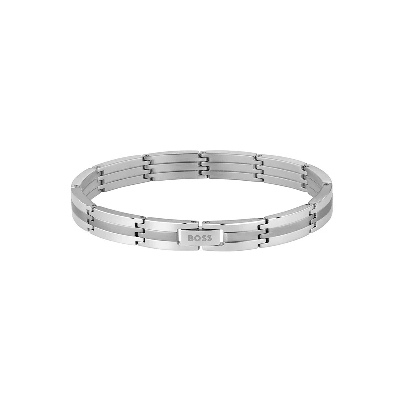 Hugo Boss Acier Inoxydable Argenté Homme Bracelet Chaîne HBJ1580803