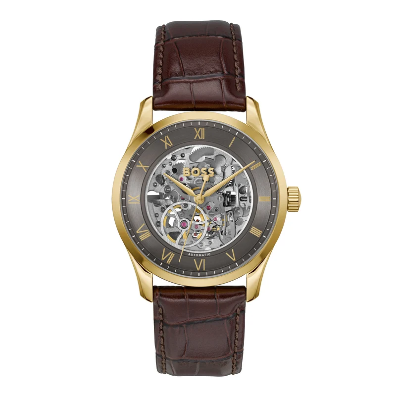 Hugo Boss Principe Skeleton Montre Homme HB1514235