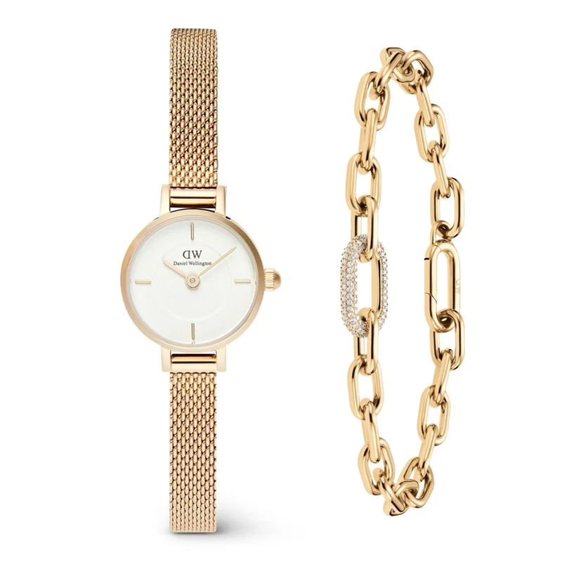 Daniel Wellington Combo Petite Mini 19 Evergold Coffret Cadeau DW00590025