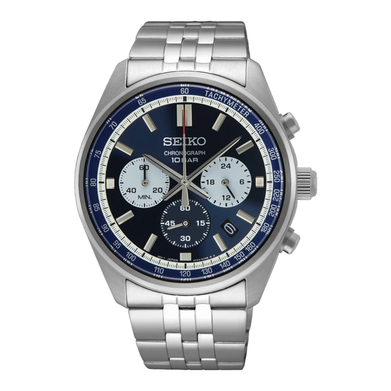 Seiko Hommes Montre Argent SSB427P1