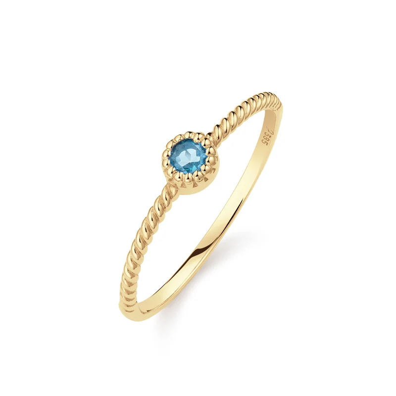Jackie Gold Grimaldi London Bague En Or 14 Carats 585 JKR25.512-52