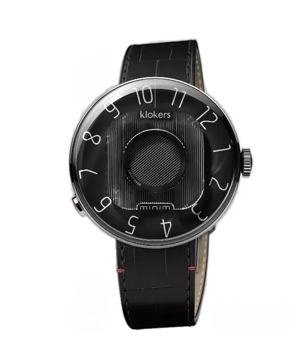 Montre Klokers KLOK 08 black Ø39 Minim + bracelet offert nato sable