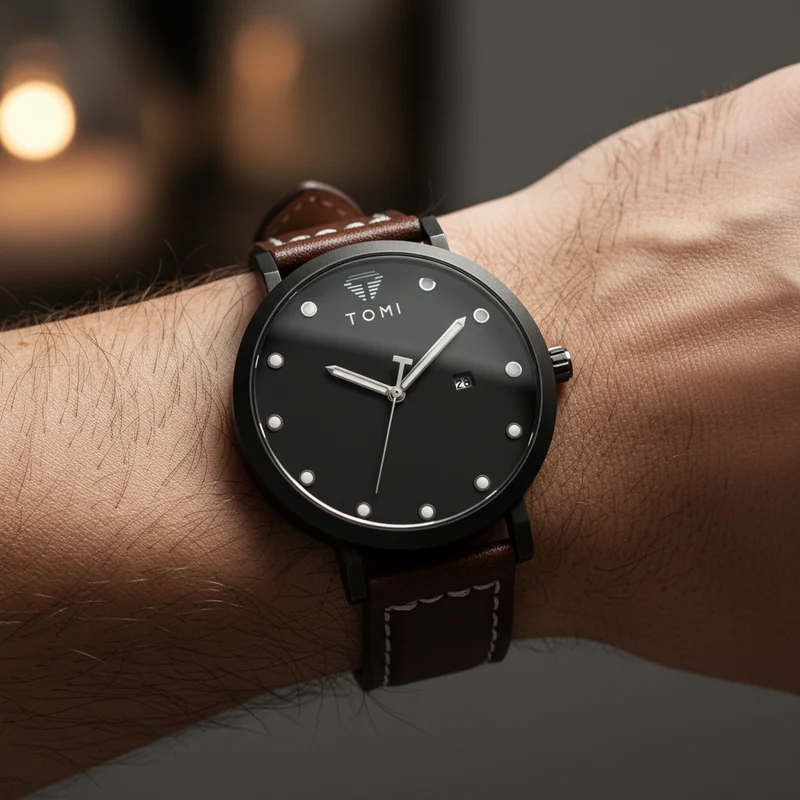 TOMI T-074 Luxury Watch Date Quartz