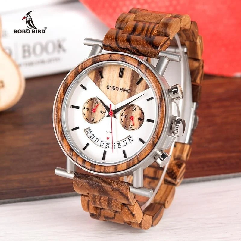Montre en bois homme unatua