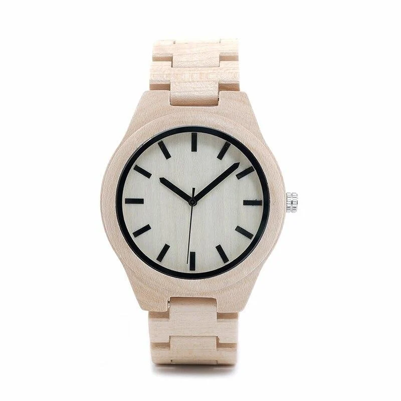 Montre en bois homme nuatoî