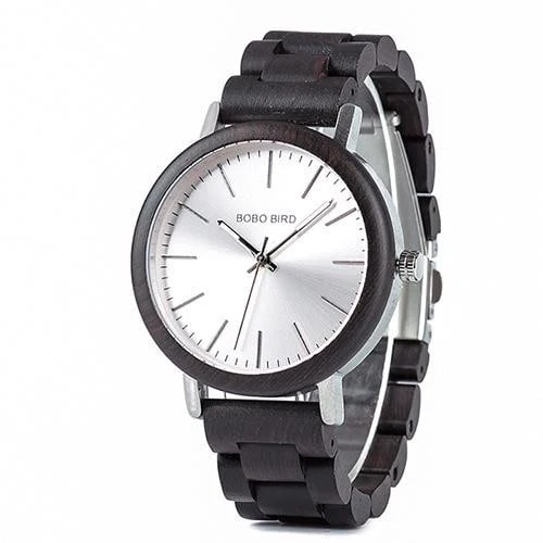 Montre en bois homme et femme pendora
