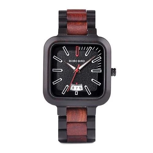 Montre en bois homme et femme luxina