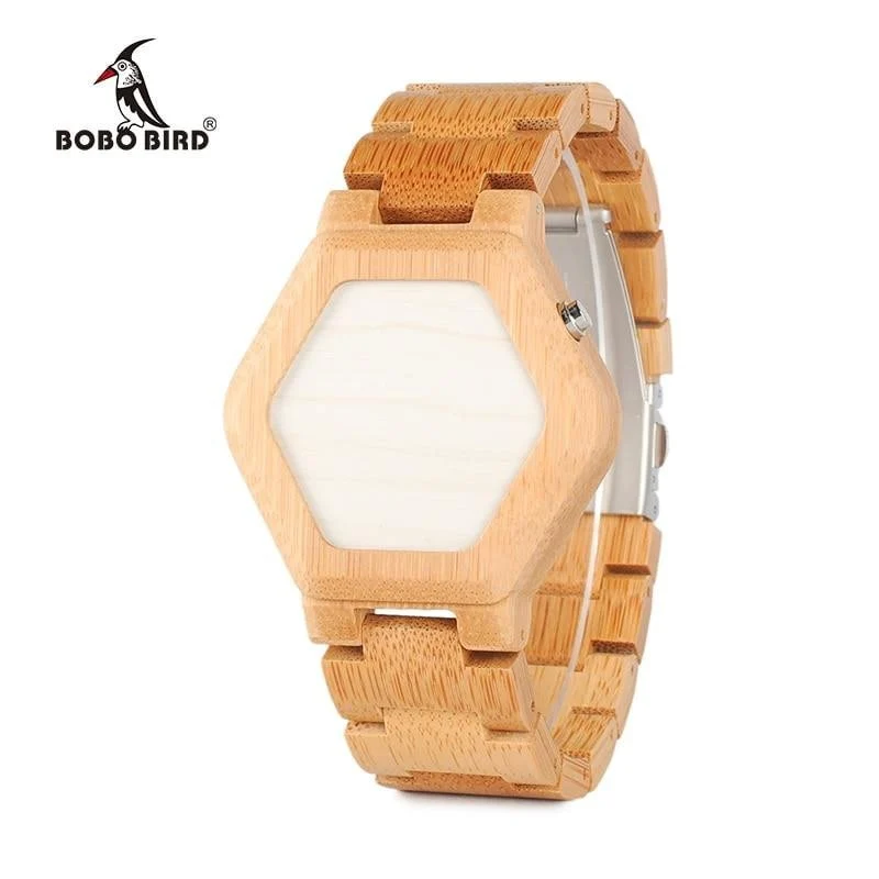 Montre en bois homme digita