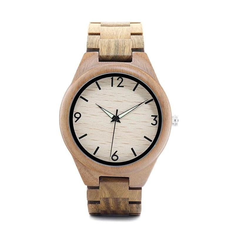 Montre en bois homme bamba