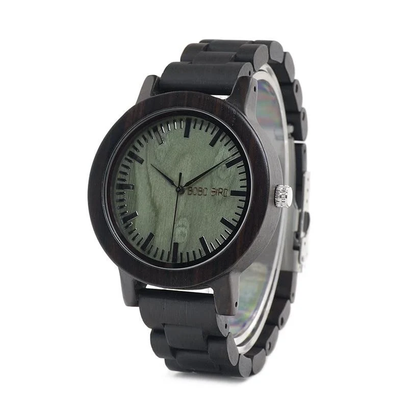 Montre en bois homme et femme verdona