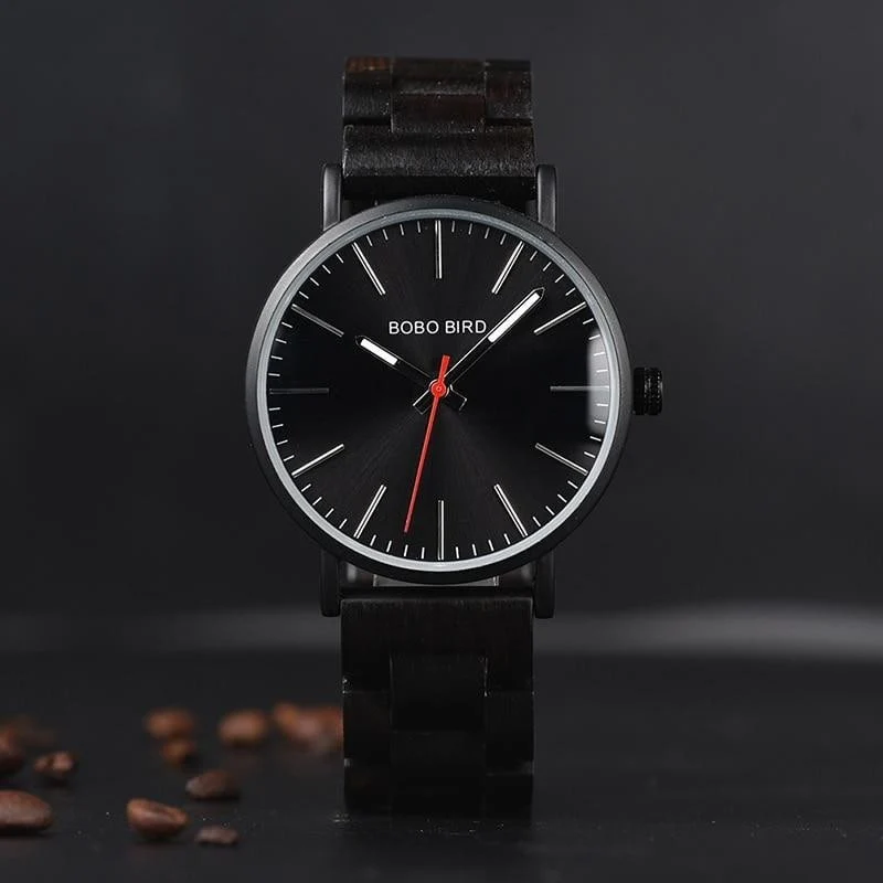 Montre en bois homme et femme carldo