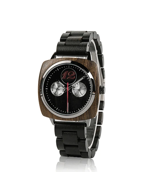 Montre en bois homme et femme be switch