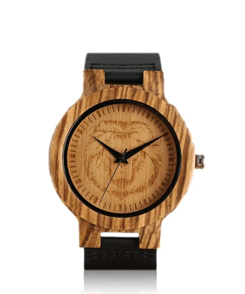 Montre en bois homme be lion