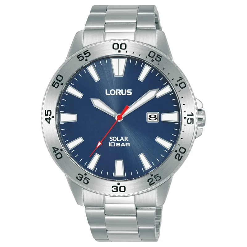 Lorus Solar Montre Homme À Cadran Bleu RX341AX9