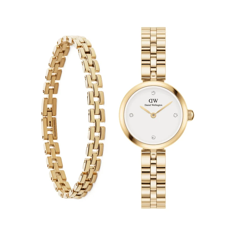 DW COMBO Elan Coffret Cadeau Femme Couleur Or DW00590022