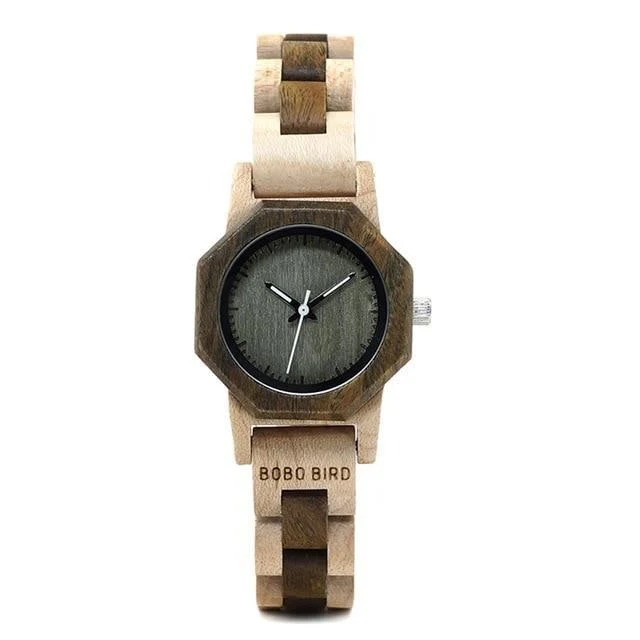 Montre bois femme be tramolta