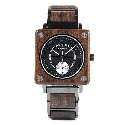 Montre en bois homme et femme be caterpillar
