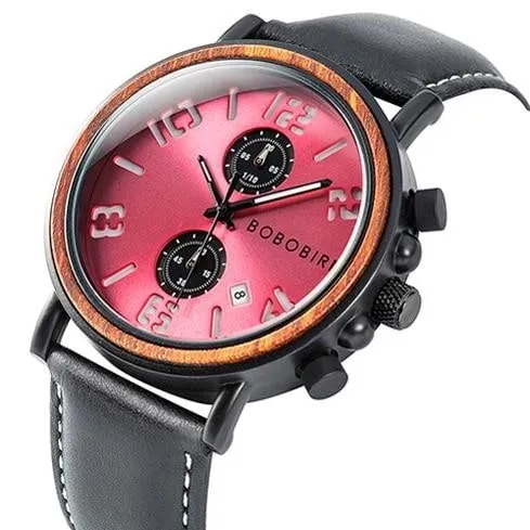 Montre en bois homme rotus x