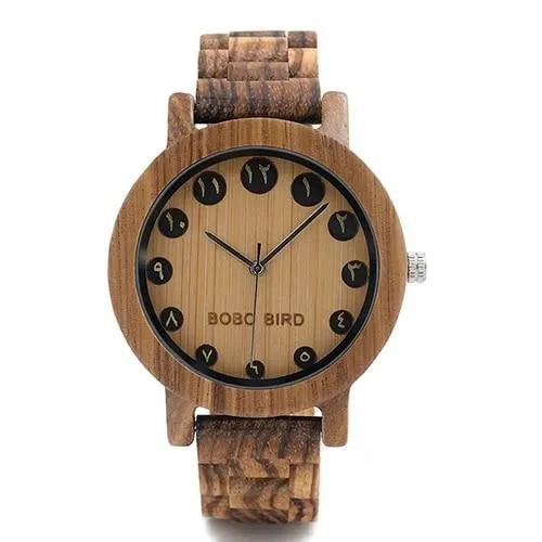 Montre en bois homme be mysterio