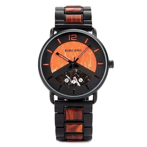 Montre en bois homme be traveler