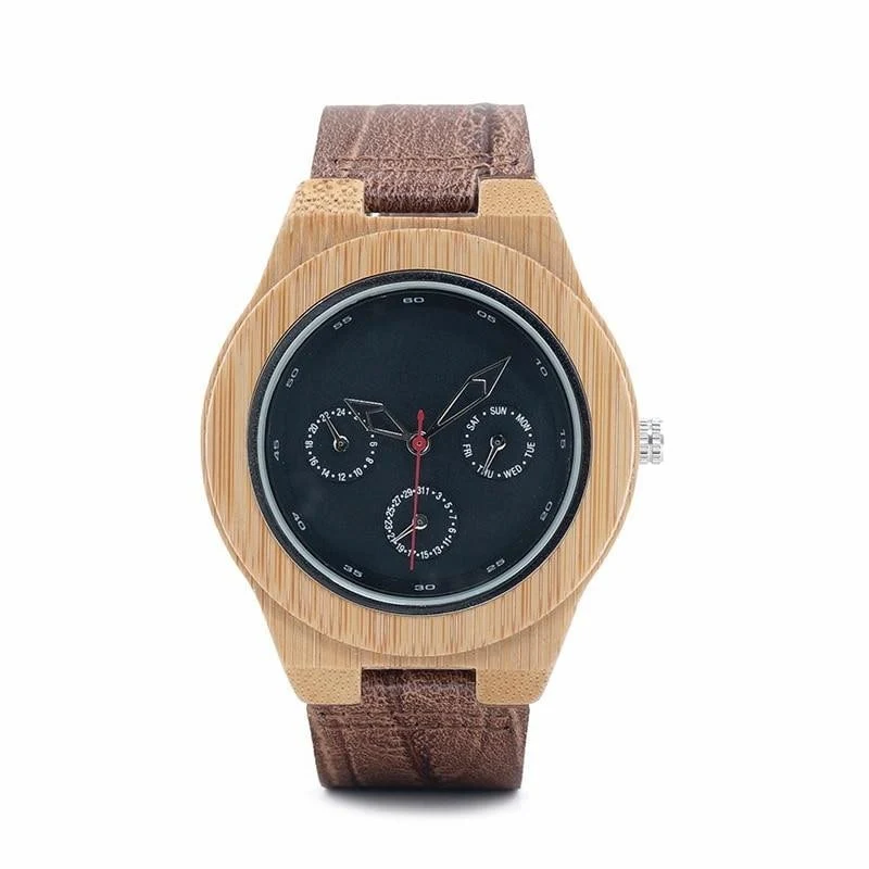 Montre en bois homme angkor