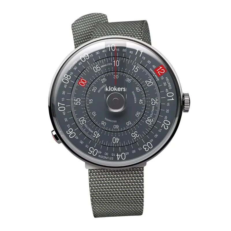 Montre Klokers Klok 01-D8 5ème Anniversaire Ø44 Heritage + Bracelet Mystère Offert (3 bracelets en tout)