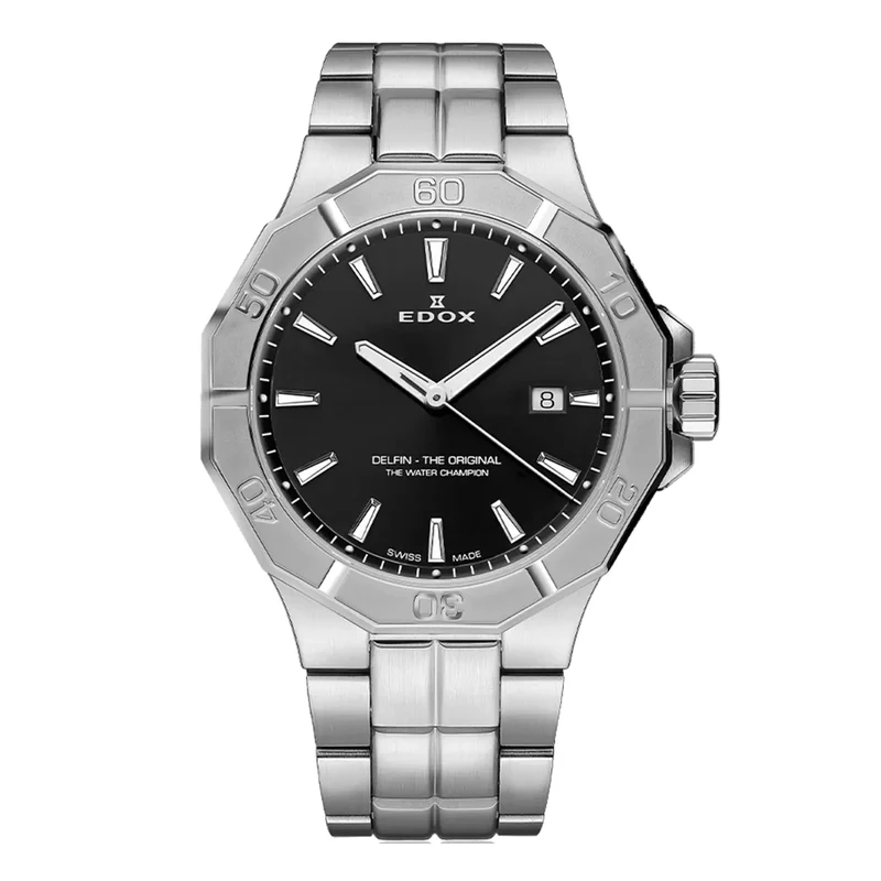 Montre Edox Delfin Original Noire 53021-3M-NIN