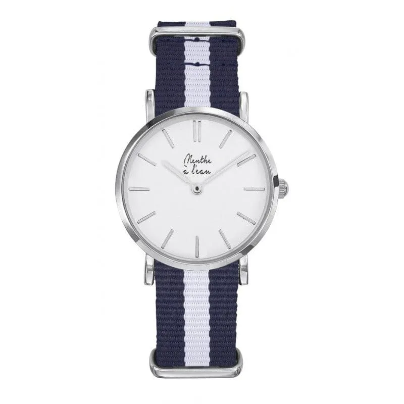 Montre La Résistante bleu blanc