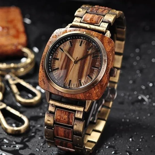 Montre en bois homme toscan