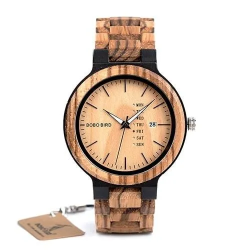 Montre en bois homme baynua