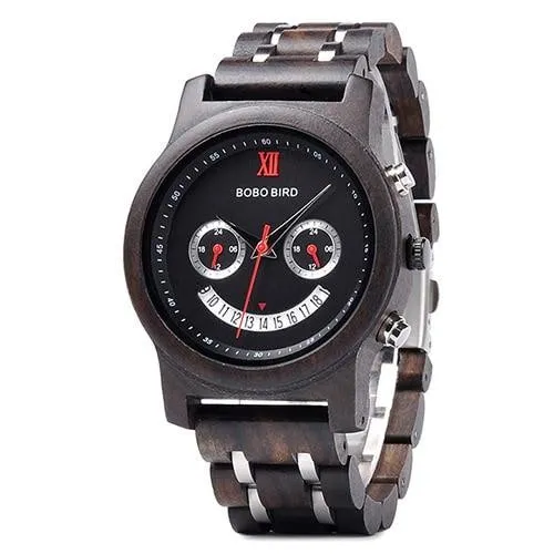 Montre en bois homme pagosan