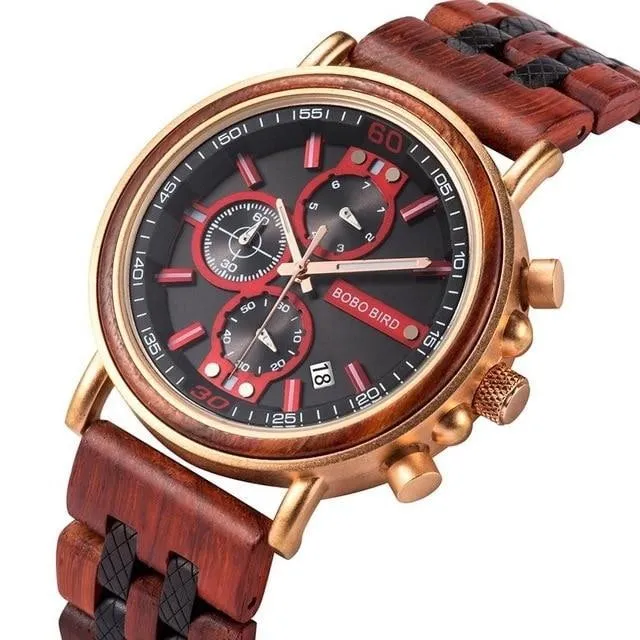 Montre en bois homme broknu