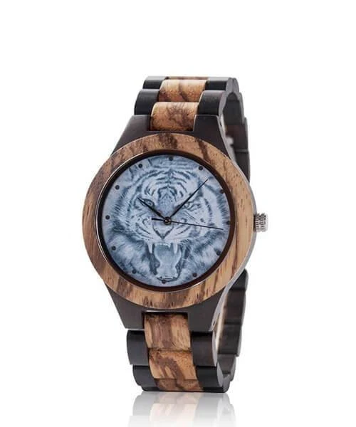 Montre en bois homme matra tigre