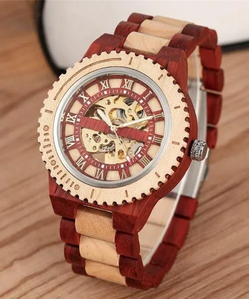 Montre en bois homme be héritage