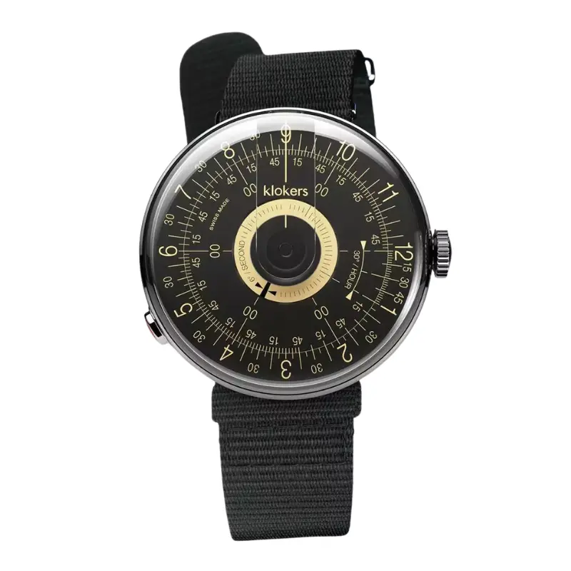 Montre Klokers Klok 08-D3 Ø39 Sixties + Bracelet Mystère Offert (3 bracelets en tout)