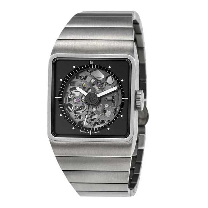 Montre LIP Big TV Titane 671656 Squelette (Roger Tallon)