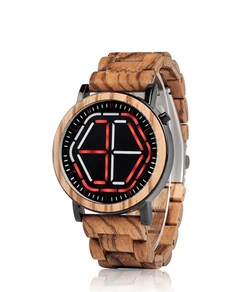 Montre en bois homme et femme be tron