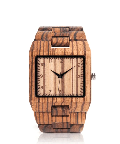 Montre en bois homme be rustique