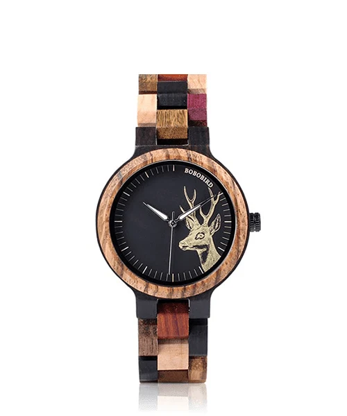 Montre en bois homme et femme sylve