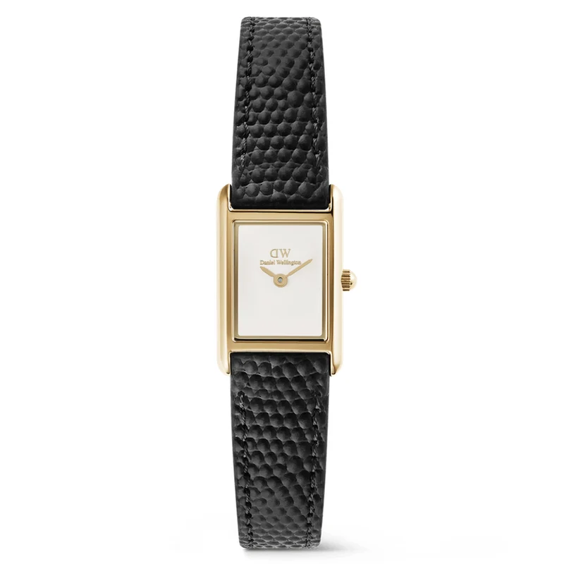 Daniel Wellington Bound Mini Black Lizard Doré Montre Femme DW00100903