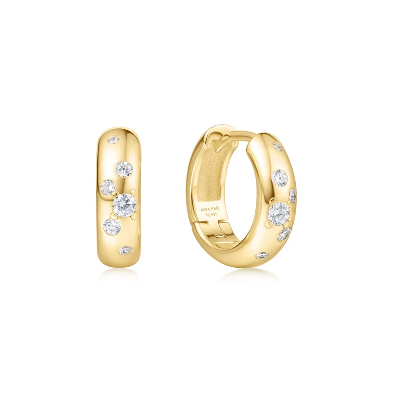 Ania Haie Miss Dainty Boucles D'Oreilles En Zircone Couleur Or AH-E065-04G