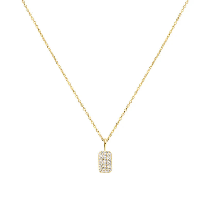 Ania Haie Sunny Sparkler Collier Pendentif Pavé De Couleur Or AH-N064-01G